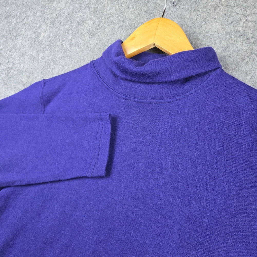 Vintage Patagonia Turtle Neck Shirt Womens Small Purple Made in USA Gorpcore